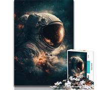 Puzzles 1000 pièces pour Adolescents, Cadeaux, Puzzles d'astronautes, Jouets de Jeu, Chaque pièce est Unique - Jeu Familial Stimulant et Amusant (Taille 75x50cm)