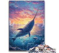 Puzzles 1000 pièces pour Adolescents, Cadeaux, Puzzles de phoques cornus pour Adultes, Jouets éducatifs et éducatifs, Jeux de Famille, Cadeaux pour Amis et Famille (38x26cm)