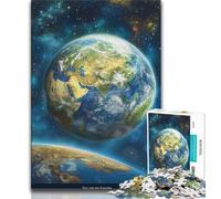 Puzzles 1000 pièces pour Adolescents, Cadeaux, Puzzles pour Adultes Magical Earth, Anti-Stress, séjour, Tue-Temps, Interaction Parent-Enfant (Taille 38x26cm)