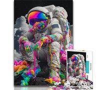 Puzzles 1000 pièces pour Adolescents, Cadeaux, Puzzles pour Adultes, rêve d'astronaute, Anti-Stress, Vacances à la Maison, Interaction Parent-Enfant (Taille 75x50cm)