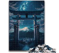 Puzzles 1000 pièces pour Adolescents, Cadeaux Sanctuaire sous Les étoiles, adaptés aux Enfants de 14 Ans et Plus, Jeux familiaux, à Offrir en Cadeau pour Toute la Famille, 26x38cm