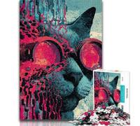 Puzzles 1000 pièces pour Adolescents, Cadeaux, Sculpture mystérieuse, Jeu éducatif Familial, idéal pour la décoration de Bureau, 38x26cm