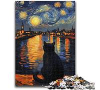 Puzzles 1000 pièces pour Adolescents, Cadeaux Star Cat, Puzzle éducatif, idéal comme Cadeau pour Toute la Famille (26x38cm)