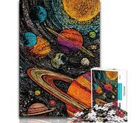 Puzzles 1000 pièces pour Adolescents, Cadeaux Univers Galaxie, Aide Le Cerveau à exercer, Jouets addictifs pour cultiver la Patience et améliorer la mémoire (38x26cm)