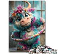 Puzzles 1000 pièces pour Adolescents, Cadeaux Yak Art, adaptés aux 14 Ans et Plus, Jeux familiaux, à Offrir en Cadeau pour Toute la Famille, 26x38cm