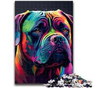 Puzzles 1000 pièces pour Adolescents, Cane Corso, Jouet éducatif et coloré, idéal comme Cadeau pour Toute la Famille, 50x75cm