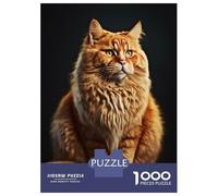 Puzzles 1000 Pièces pour Adolescents Cat Posing for Camera Puzzle pour Adultes Jeux De Famille Améliorez Vos Souvenirs Offrez-Vous Un Cadeau pour Toute La Famille 38x26cm/1000pcs