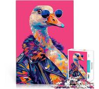 Puzzles 1000 pièces pour Adolescents Chair de Poule Jouet éducatif d'apprentissage Chaque pièce est Unique - Jeu Familial Stimulant et Amusant 52x38cm