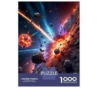 Puzzles 1000 Pièces pour Adolescents Chaos in Space Puzzles pour Adolescents, Jouets, Décoration Murale, Cadeaux pour Femmes, Cadeau d'anniversaire, Cadeaux, 52x38cm/1000pcs