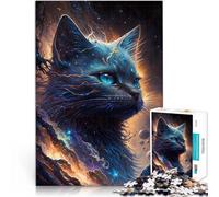 Puzzles 1000 pièces pour Adolescents Chat Siamois Jouets de Divertissement Familial Chaque pièce est Unique - Jeu Familial Stimulant et Amusant 75x50cm