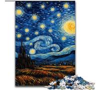 Puzzles 1000 pièces pour Adolescents Château étoilé, Jeu Stimulant et Jeu Familial avec pièces entièrement emboîtables de Formes aléatoires 50x75cm