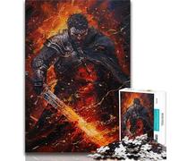 Puzzles 1000 pièces pour Adolescents Chevalier, Jouets addictifs pour stimuler l'intelligence cérébrale, Cadeaux d'anniversaire Uniques pour Les Enfants de 14 Ans et Plus 38x26cm
