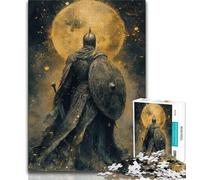 Puzzles 1000 pièces pour Adolescents Chevalier majestueux médiéval, Jeux Jouets Cadeau, est idéal comme Cadeau pour Toute la Famille Convient pour Et 14 38x26cm