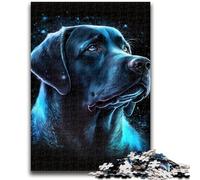 Puzzles 1000 pièces pour Adolescents, Chien Labrador Retriever, Divertissement en Famille, activités à la Maison, Cadeau d'anniversaire, Cadeaux de Voyage, pour Les Enfants de 14 Ans et Plus, 38x26cm