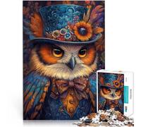 Puzzles 1000 pièces pour Adolescents Chouette Fantastique Entraînez Votre Cerveau et Vos Mains Bon Cadeau 52x38cm