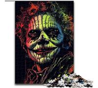 Puzzles 1000 pièces pour Adolescents, Clown Squelette, Jeux, Jouets, Cadeaux d'anniversaire Uniques pour Les Enfants de 14 Ans et Plus (Taille 50x75cm)