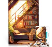 Puzzles 1000 pièces pour Adolescents Coin Douillet Séjour Anti-Stress pour Tuer Le Temps Jeu éducatif pour Anniversaire, Noël 75x50cm