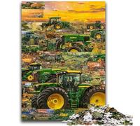 Puzzles 1000 pièces pour Adolescents, Collage de tracteurs, Jeu Stimulant et Jeu Familial, décoration Murale, Cadeaux d'anniversaire et de Noël Uniques, 50x75cm