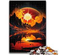Puzzles 1000 pièces pour Adolescents Color Planet, activités familiales Amusantes à la Maison, Cadeaux d'anniversaire, Cadeaux de Voyage, pour Les Enfants de 14 Ans et Plus, 50x75cm