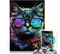 Puzzles 1000 pièces pour Adolescents CoolCatNumeroTres Jeu Familial Anti-Stress Défi Difficile Super Cadeau 52x38cm
