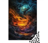 Puzzles 1000 Pièces pour Adolescents Cosmic Clouds Sunset Puzzles pour Adultes Jeux Relaxants Assemblage De Motifs Cadeau d'anniversaire, Cadeaux, 70x50cm/1000pcs