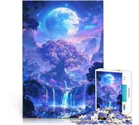 Puzzles 1000 pièces pour Adolescents Cœur de la forêt sacrée Entraînez Votre Cerveau et Vos Mains Super Cadeau 75x50cm