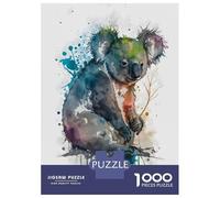 Puzzles 1000 Pièces pour Adolescents Cute Koalas Puzzles pour Adolescents, Jouet, Décoration Murale, Course De Vitesse Manuelle, Cadeaux d'anniversaire Uniques 38x26cm/1000pcs