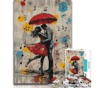 Puzzles 1000 pièces pour Adolescents, Danseuse de Ballet Graffiti, Puzzle Adulte, Jeux Amusants, Chaque pièce est Unique - Jeu Familial Stimulant et Amusant (Taille 38x26cm)