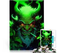 Puzzles 1000 pièces pour Adolescents Diable Aidez Le Cerveau à exercer des Jouets addictifs pour cultiver la Patience Cadeaux du Père Noël Secret 26x38cm