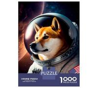 Puzzles 1000 Pièces pour Adolescents Doge Puzzle pour Adultes Jeux De Famille Améliorez Vos Souvenirs Offrez-Vous Un Cadeau pour Toute La Famille 38x26cm/1000pcs