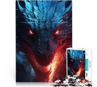 Puzzles 1000 pièces pour Adolescents Dragon Dangereux Jeux éducatifs Décoration d'intérieur Cadeau d'anniversaire, Cadeaux, décoration Murale 26x38cm