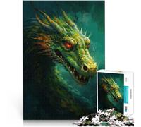 Puzzles 1000 pièces pour Adolescents Dragon maléfique de la forêt Chinoise Jeu Pratique est idéal comme Cadeau pour Toute la Famille 38x26cm
