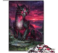 Puzzles 1000 pièces pour Adolescents Dragon mystérieux, défi Difficile et Anti-Stress, Cadeaux du Père Noël Secret pour Les 14 Ans et Plus (Taille 50x75cm)