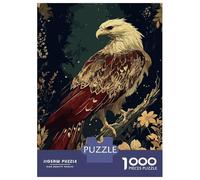 Puzzles 1000 Pièces pour Adolescents Eagle Abstract Puzzle Adulte Jouet Décoration Murale Vacances À La Maison Tuer Le Temps Aider À Stimuler Le Cerveau 70x50cm/1000pcs