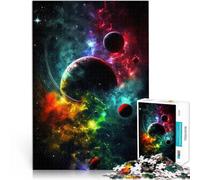 Puzzles 1000 pièces pour Adolescents Effondrement des planètes 10 Analyse et logique avec Affiche et Feuille de Questions correspondantes 38x26cm
