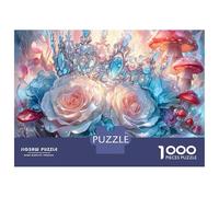 Puzzles 1000 Pièces pour Adolescents Enchanted Fairy Tale Crown Puzzles pour Adultes Jeux Relaxants Assemblage De Motifs Cadeau d'anniversaire, Cadeaux, 70x50cm/1000pcs