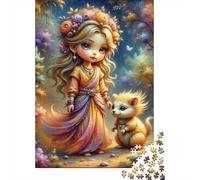 Puzzles 1000 Pièces pour Adolescents Enchanted Forest Fantasy Puzzles pour Adolescents, Jouets, Décoration Murale, Cadeaux pour Femmes, Cadeau d'anniversaire, Cadeaux, 52x38cm/1000pcs