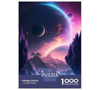 Puzzles 1000 Pièces pour Adolescents Enchanted Planetary Puzzle Adulte Jouet Décoration Murale Vacances À La Maison Tuer Le Temps Aider À Stimuler Le Cerveau 38x26cm/1000pcs
