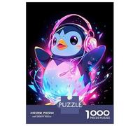Puzzles 1000 Pièces pour Adolescents Epic Party Penguin Puzzle pour Adultes, Jouet, Décoration Murale, Découpe De Précision, Cadeau Anti-Stress 38x26cm/1000pcs
