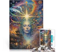 Puzzles 1000 pièces pour Adolescents Étincelle mentale Jouet éducatif d'apprentissage Convient pour la décoration de Bureau 38x26cm