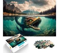 Puzzles 1000 pièces pour Adolescents Être Mystique avec des Ailes Soulagement du Stress Décoration d'intérieur et Cadeaux Uniques 75x50cm