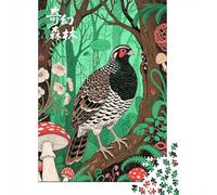 Puzzles 1000 Pièces pour Adolescents Fantasy Forest Birds Puzzles pour Adultes Jeux Relaxants Assemblage De Motifs Cadeau d'anniversaire, Cadeaux, 52x38cm/1000pcs