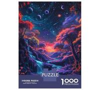 Puzzles 1000 Pièces pour Adolescents Fantasy Forest Landscape-3 Puzzles pour Adolescents, Jouets, Décoration Murale, Cadeaux pour Femmes, Cadeau d'anniversaire, Cadeaux, 70x50cm/1000pcs