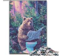 Puzzles 1000 pièces pour Adolescents Fantasy Grizzlies, adaptés aux 14 Ans et Plus, décoration d'intérieur, à Offrir en Cadeau à Toute la Famille (Taille 26x38cm)