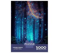 Puzzles 1000 Pièces pour Adolescents Fantasy Magic Lights Puzzle Adulte Jouet Décoration Murale Vacances À La Maison Tuer Le Temps Aider À Stimuler Le Cerveau 70x50cm/1000pcs