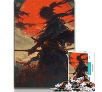 Puzzles 1000 pièces pour Adolescents Fantasy Ninja Warrior, Aide Le Cerveau à exercer des Jouets addictifs pour cultiver la Patience, décoration Parfaite (75x50cm)