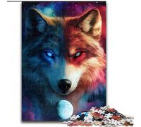Puzzles 1000 pièces pour Adolescents Fantasy Wolf pour Jeu éducatif Challenge Toy Artists Collection, Beaux-Arts 50x75cm
