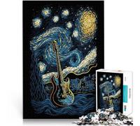 Puzzles 1000 pièces pour Adolescents Festival Guitar Guitariste Jouets de Jeu pour Cadeau Familial Une œuvre d'art 75x50cm