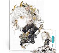 Puzzles 1000 pièces pour Adolescents Fille d'anime à Cornes Jaunes Jouets à Faire soi-même Anniversaire et Cadeaux Uniques 52x38cm