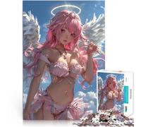 Puzzles 1000 pièces pour Adolescents Fille d'anime Godly Angel Réduction du Stress intéressante Bon Cadeau 75x50cm